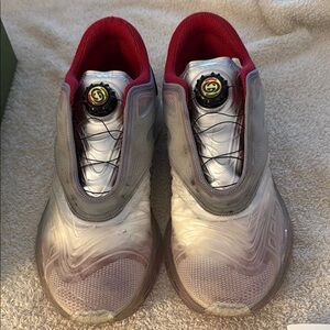 Gucci Ultrapace R
Transparent Rubber Sneakers - Silver with Red Interior